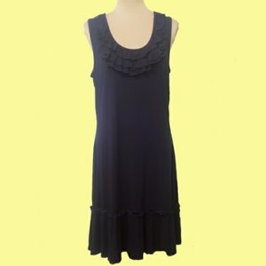 Tommy Hilfiger Ruffle Sleeveless Sheath Dress